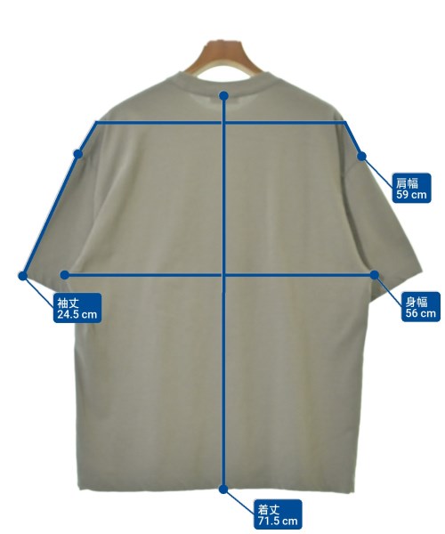 ATON（エイトン）Tシャツ・カットソー グレー サイズ:4(XL位) メンズ/2200672861444