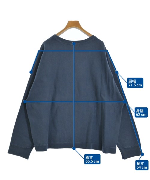 ATON（エイトン）スウェット 紺 サイズ:4(XL位) メンズ/2200679932024