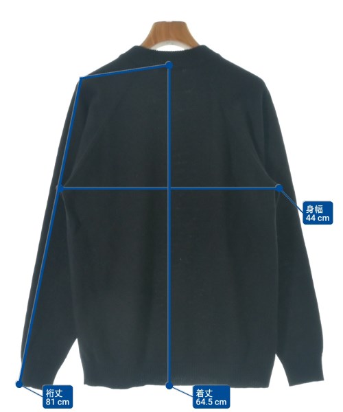 ATON（エイトン）ニット・セーター 黒 サイズ:2(M位) レディース/2200680249012