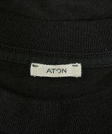 ATON（エイトン）Tシャツ・カットソー 黒 サイズ:1(S位) レディース/2200680781147
