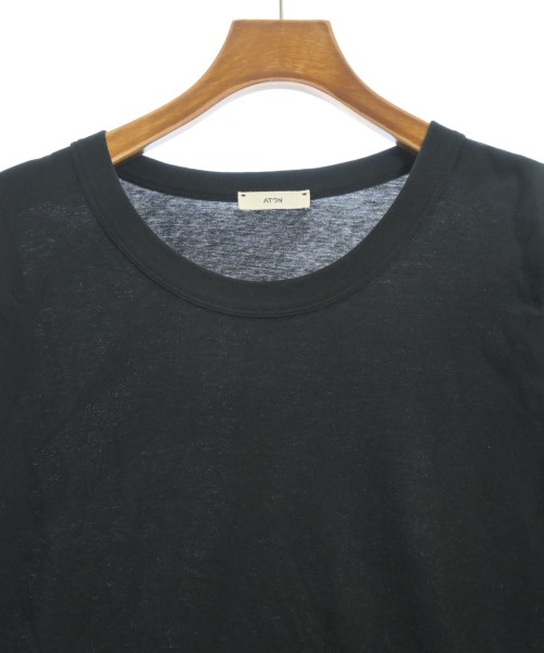 ATON（エイトン）Tシャツ・カットソー 黒 サイズ:2(M位) レディース/2200680781192