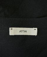 ATON（エイトン）Tシャツ・カットソー 黒 サイズ:2(M位) レディース/2200680781192