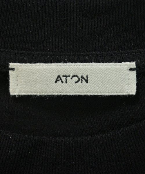 ATON（エイトン）Tシャツ・カットソー 黒 サイズ:6(XXL位) メンズ/2200674834088