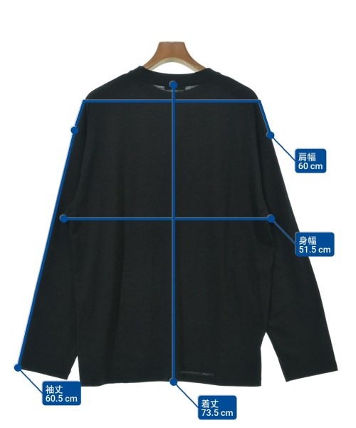 ATON（エイトン）Tシャツ・カットソー 黒 サイズ:6(XXL位) メンズ/2200674834088