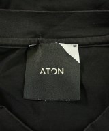 ATON（エイトン）Tシャツ・カットソー 黒 サイズ:04(XL位) メンズ/2200682093217