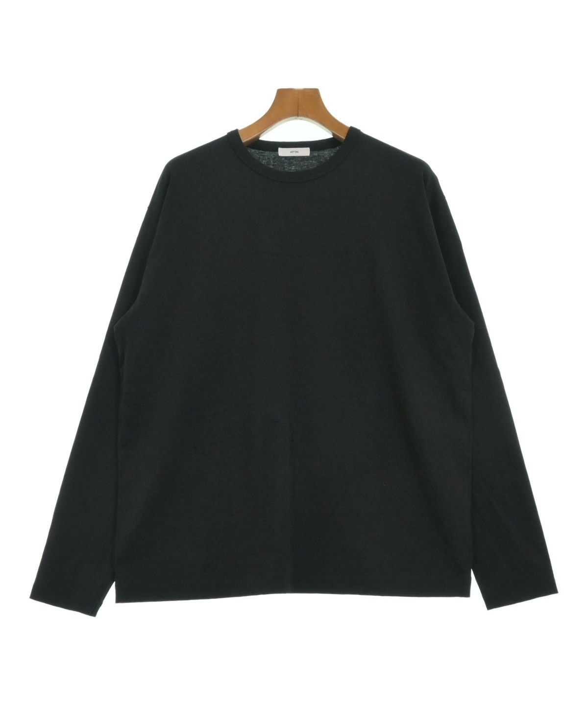 ATON（エイトン）Tシャツ・カットソー 黒 サイズ:06(XXL位) メンズ