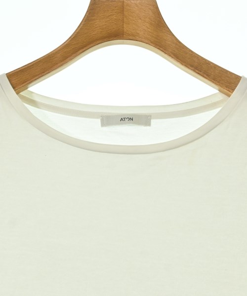 ATON（エイトン）Tシャツ・カットソー 白 サイズ:02(M位) レディース/2200689270024