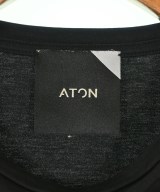 ATON（エイトン）Tシャツ・カットソー 黒 サイズ:01(S位) レディース/2200694989041