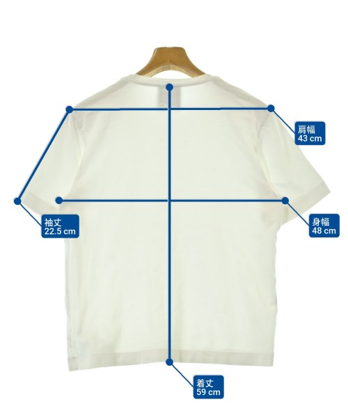 ATON（エイトン）Tシャツ・カットソー 白 サイズ:04(XL位) メンズ/2200695217013