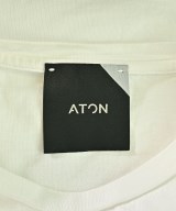 ATON（エイトン）Tシャツ・カットソー 白 サイズ:04(XL位) メンズ/2200695217013