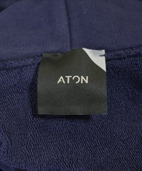 ATON（エイトン）パーカー 青 サイズ:02(M位) レディース/2200695652067