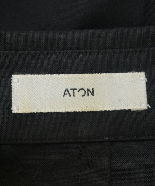 ATON（エイトン）カジュアルシャツ 黒 サイズ:04(M位) メンズ/2200694352296