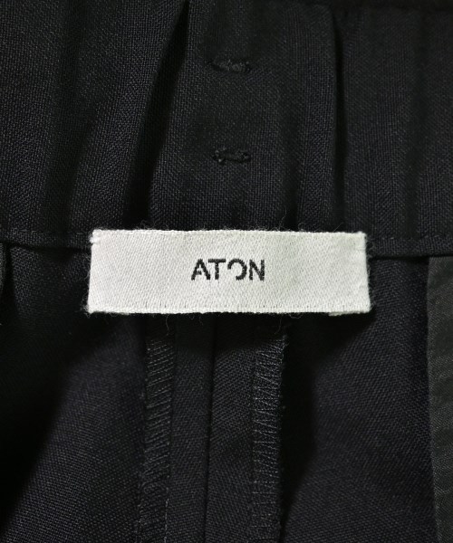 ATON（エイトン）スラックス 黒 サイズ:2(M位) メンズ/2200694352302