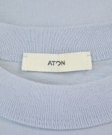 ATON（エイトン）ノースリーブ 青 サイズ:1(S位) レディース/2200693195252