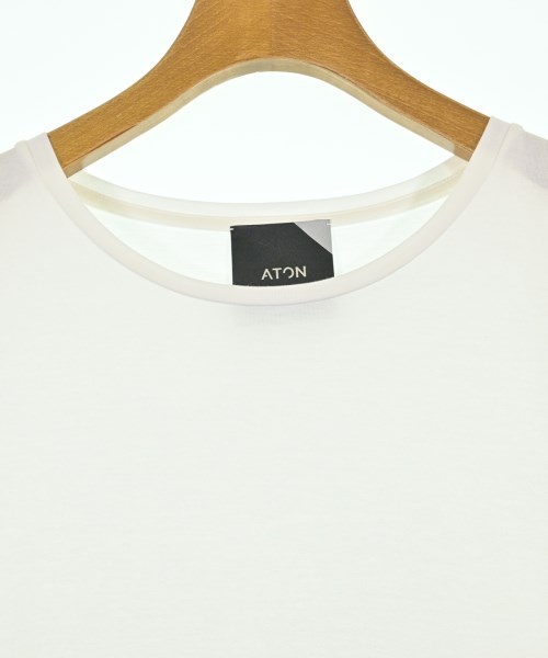 ATON（エイトン）Tシャツ・カットソー 白 サイズ:2(M位) レディース/2200698821033