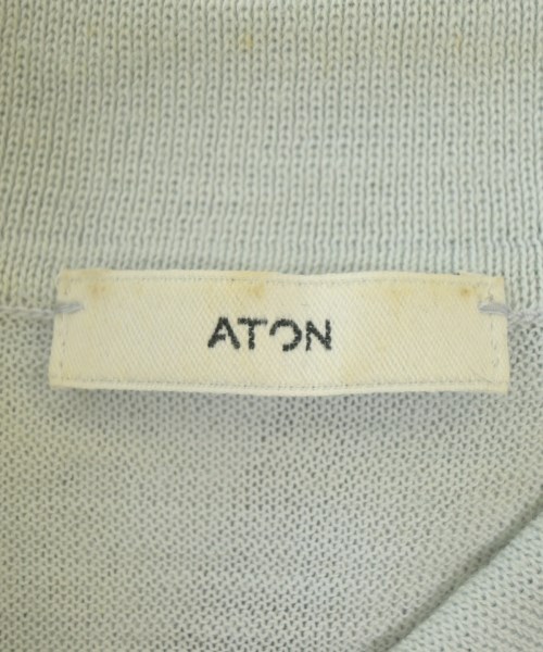 ATON（エイトン）ニット・セーター 青 サイズ:02(M位) レディース/2200699219044