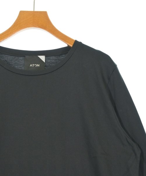 ATON（エイトン）Tシャツ・カットソー 黒 サイズ:2(M位) レディース/2200693884095