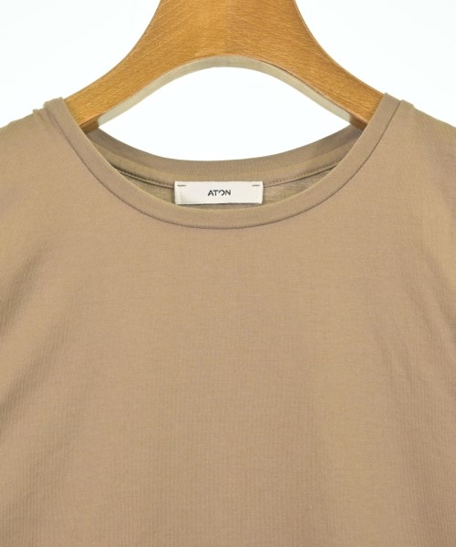 ATON（エイトン）Tシャツ・カットソー ベージュ サイズ:1(S位) レディース/2200698932029