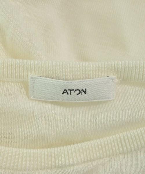 ATON（エイトン）ニット・セーター 白 サイズ:2(M位) レディース/2200700239139