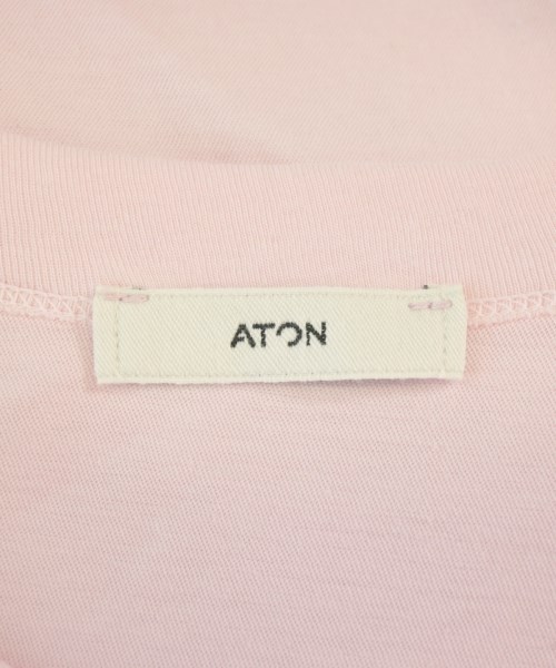 ATON（エイトン）Tシャツ・カットソー ピンク サイズ:02(M位) レディース/2200698854048