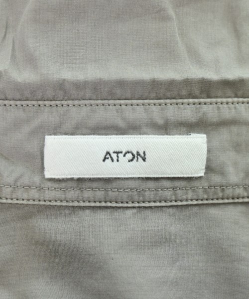 ATON（エイトン）カジュアルシャツ グレー サイズ:2(M位) メンズ/2200700990047