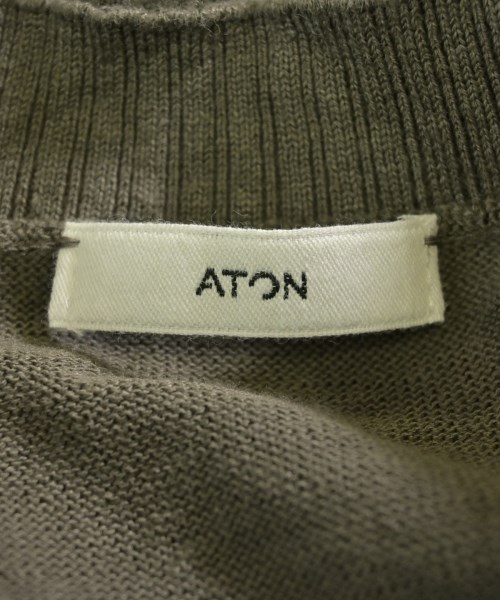 ATON（エイトン）ニット・セーター 茶 サイズ:2(M位) メンズ/2200700990078