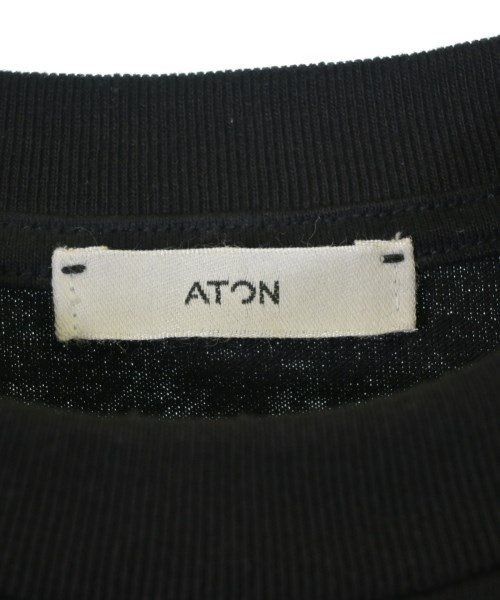 ATON（エイトン）Tシャツ・カットソー 黒 サイズ:04(XL位) メンズ/2200700251025