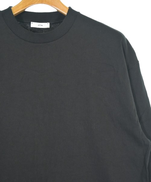 ATON（エイトン）Tシャツ・カットソー 黒 サイズ:04(XL位) メンズ/2200700862351