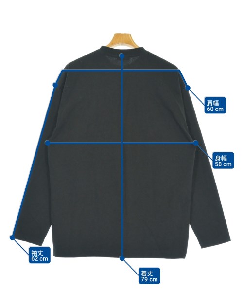 ATON（エイトン）Tシャツ・カットソー 黒 サイズ:04(XL位) メンズ/2200700862351