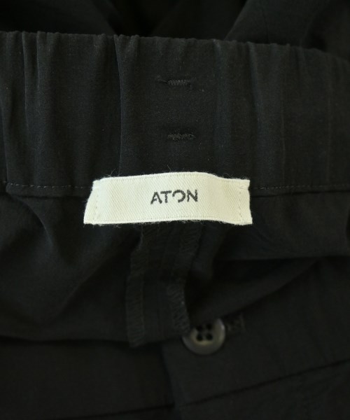ATON（エイトン）カーゴパンツ 黒 サイズ:06(XL位) メンズ/2200700862504