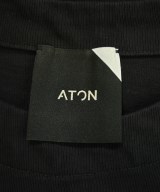 ATON（エイトン）Tシャツ・カットソー 黒 サイズ:02(M位) レディース/2200695244118