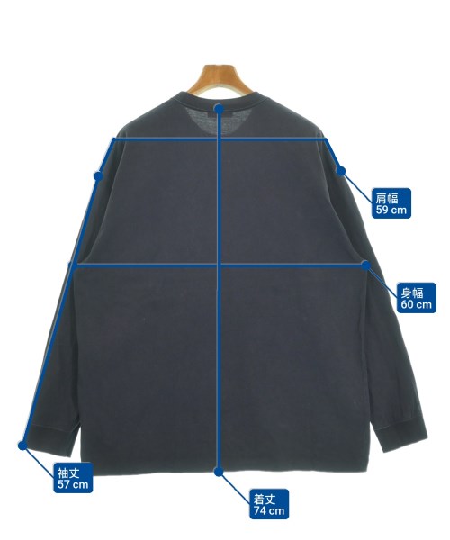 ATON（エイトン）Tシャツ・カットソー 紺 サイズ:06(XXL位) メンズ/2200644983082