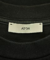ATON（エイトン）Tシャツ・カットソー 黒 サイズ:06(XXL位) メンズ/2200644983105