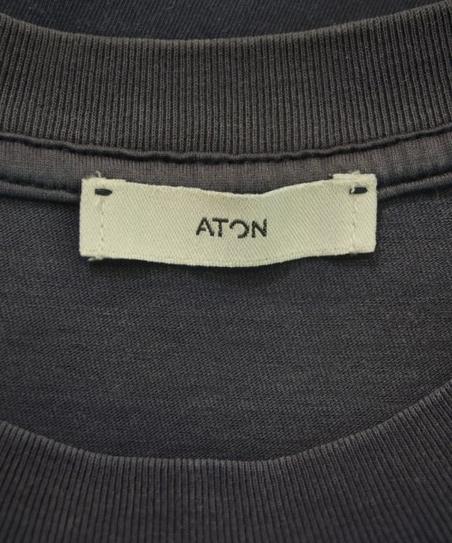 ATON（エイトン）Tシャツ・カットソー 紺 サイズ:06(XXL位) メンズ/2200644983112