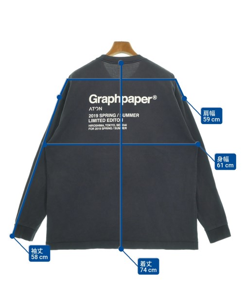 ATON（エイトン）Tシャツ・カットソー 紺 サイズ:-(XXL位) メンズ/2200644983136