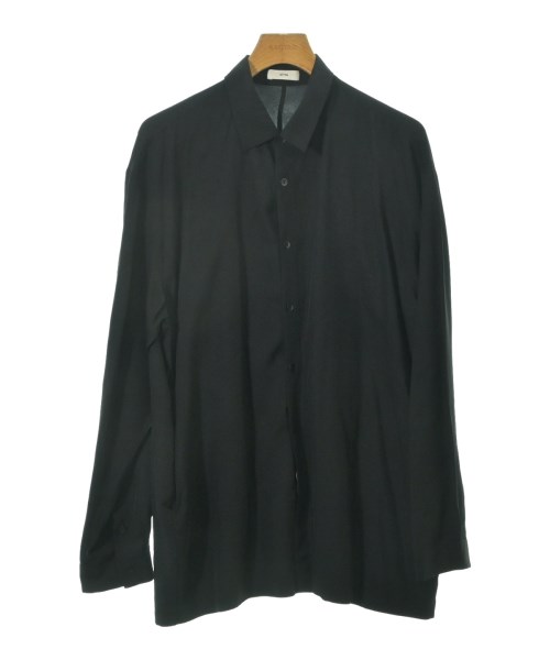 ATON(エイトン)カジュアルシャツ 黒 サイズ:04(XXL位)/2200654894088