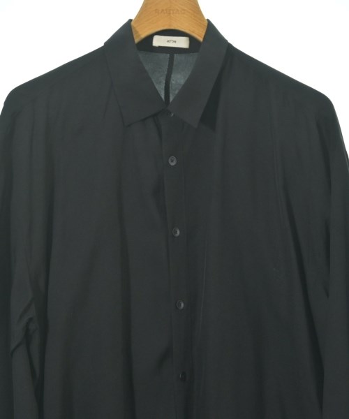 ATON（エイトン）カジュアルシャツ 黒 サイズ:04(XXL位) メンズ/2200654894088