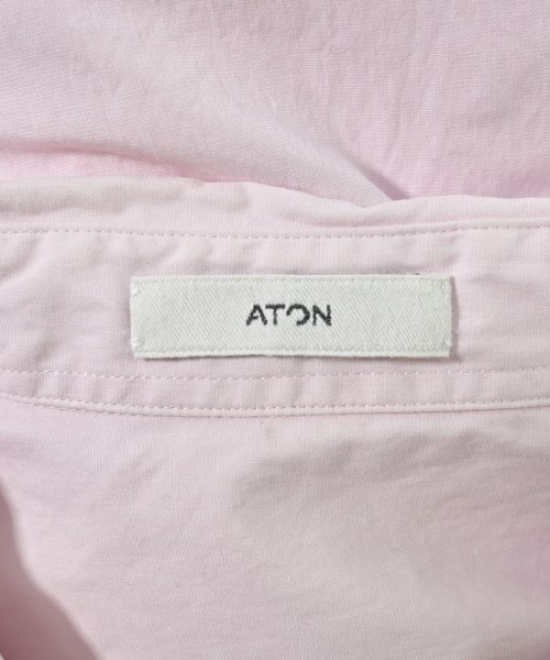 ATON（エイトン）カジュアルシャツ ピンク サイズ:06(XXL位) メンズ/2200654924044