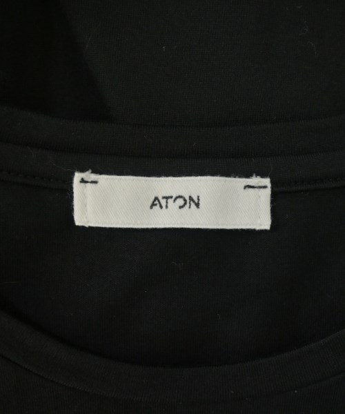 ATON（エイトン）ワンピース 黒 サイズ:2(M位) レディース/2200655056096