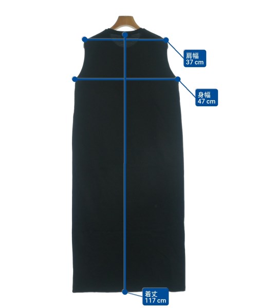 ATON（エイトン）ワンピース 黒 サイズ:2(M位) レディース/2200655056096