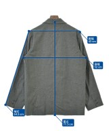 ATON（エイトン）テーラードジャケット グレー サイズ:04(XL位) メンズ/2200648936671