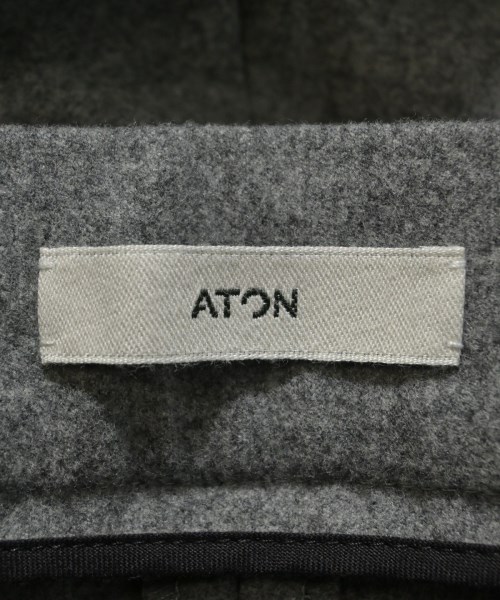 ATON（エイトン）スラックス グレー サイズ:4(XL位) メンズ/2200648936688
