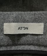 ATON（エイトン）スラックス グレー サイズ:4(XL位) メンズ/2200648936688