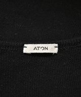 ATON（エイトン）Tシャツ・カットソー 黒 サイズ:2(M位) レディース/2200649374069
