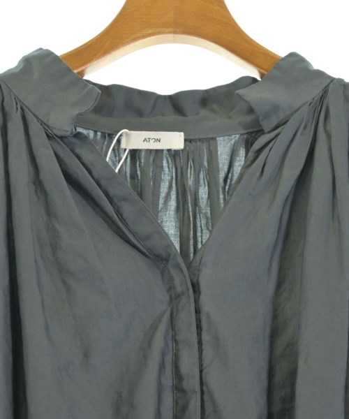 ATON（エイトン）ワンピース グレー サイズ:1(S位) レディース/2200656781010