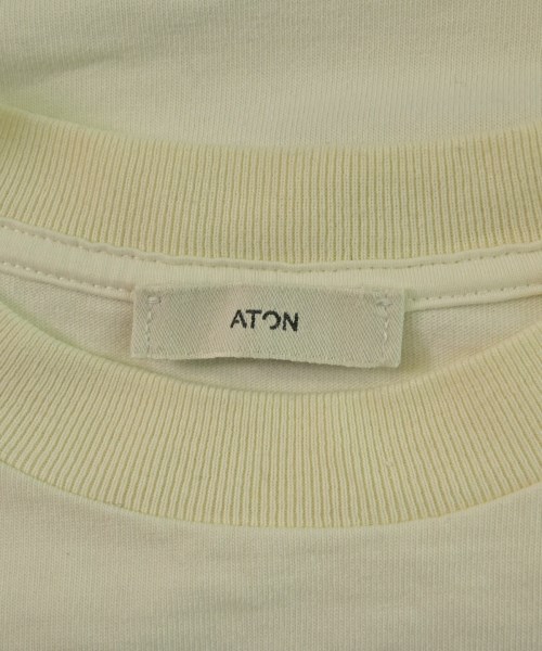 ATON（エイトン）Tシャツ・カットソー 白 サイズ:4(XL位) メンズ/2200656735402
