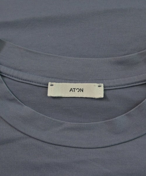 ATON（エイトン）Tシャツ・カットソー グレー サイズ:4(XL位) メンズ/2200656735419