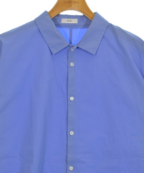 ATON（エイトン）カジュアルシャツ 青 サイズ:06(XXXL位) メンズ/2200657026059