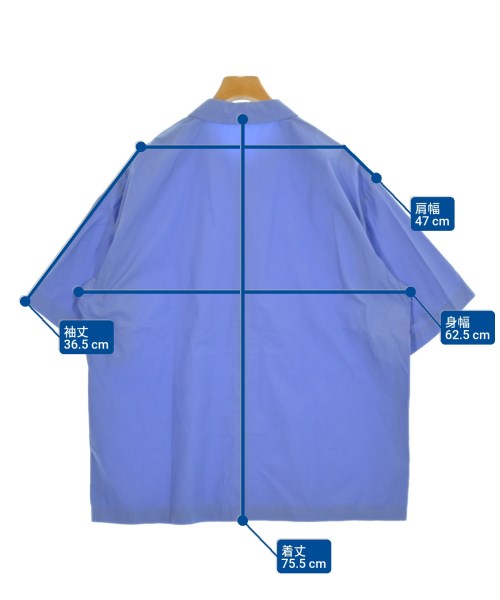 ATON（エイトン）カジュアルシャツ 青 サイズ:06(XXXL位) メンズ/2200657026059