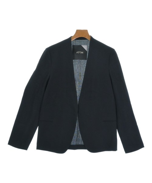 ATON(エイトン)カジュアルジャケット 紺 サイズ:00(XS位)/2200652975079